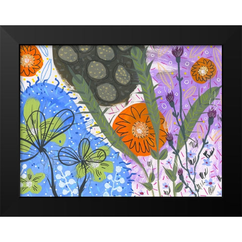 Splendor Black Modern Wood Framed Art Print by Randy Noble Fine Art