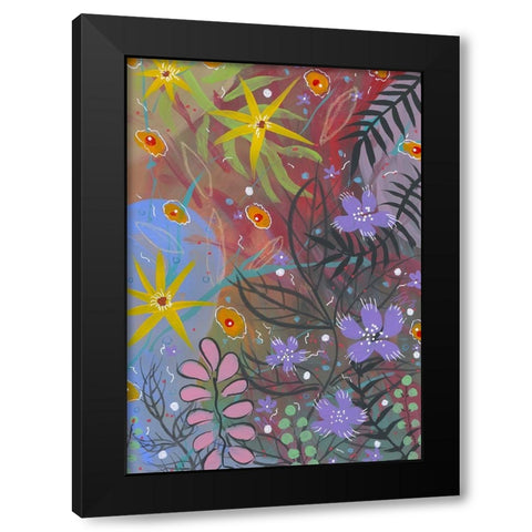 Erratic Beauty Black Modern Wood Framed Art Print with Double Matting by Randy Noble Fine Art