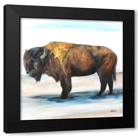 Commander Black Modern Wood Framed Art Print with Double Matting by Gould, Renee