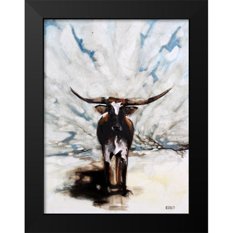 Dorthy Black Modern Wood Framed Art Print by Gould, Renee