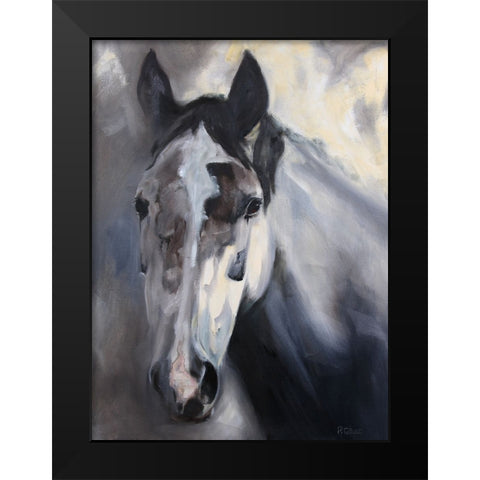 Haldora Black Modern Wood Framed Art Print by Gould, Renee