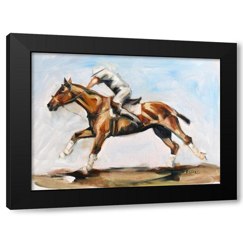 Play On Black Modern Wood Framed Art Print with Double Matting by Gould, Renee
