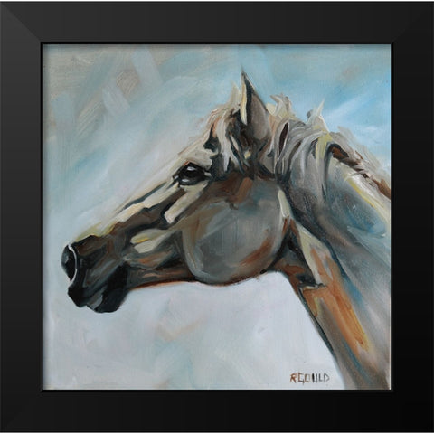 Sun Bathed Black Modern Wood Framed Art Print by Gould, Renee