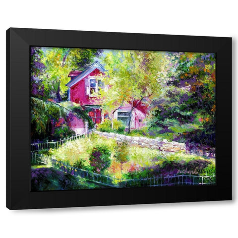 B And B 3 Black Modern Wood Framed Art Print by Wallich, Richard