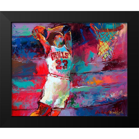 Mike Black Modern Wood Framed Art Print by Wallich, Richard