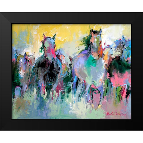 Art Wild 2 Black Modern Wood Framed Art Print by Wallich, Richard