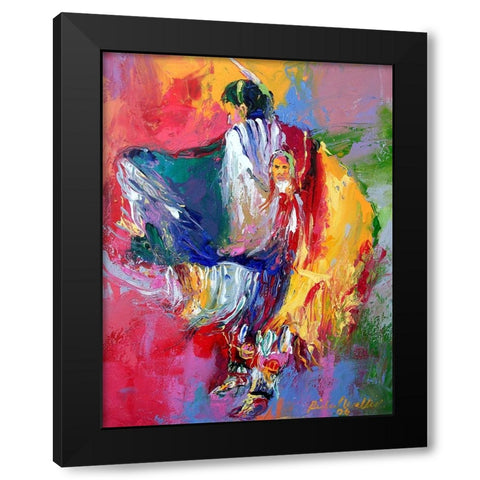 Pow Black Modern Wood Framed Art Print with Double Matting by Wallich, Richard