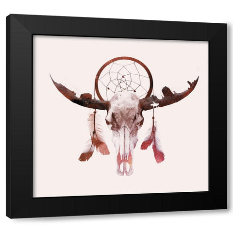 Deadly Desert Black Modern Wood Framed Art Print by Farkas, Robert