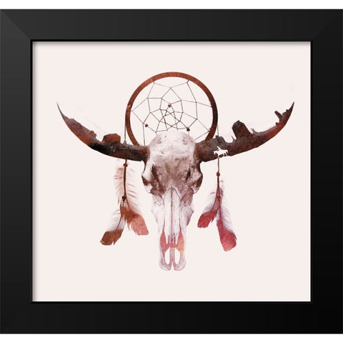 Deadly Desert Black Modern Wood Framed Art Print by Farkas, Robert