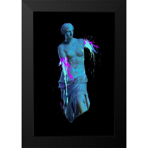 Ancient Accident Black Modern Wood Framed Art Print by Farkas, Robert