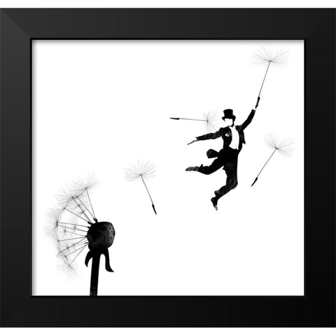 Aurevoir Black Modern Wood Framed Art Print by Farkas, Robert