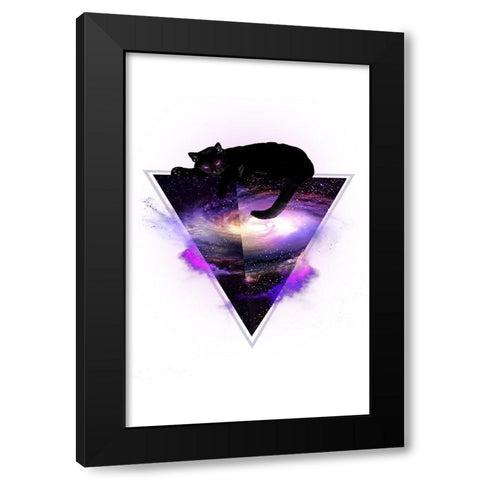 King Of The Known Universe Alpha Black Modern Wood Framed Art Print by Farkas, Robert