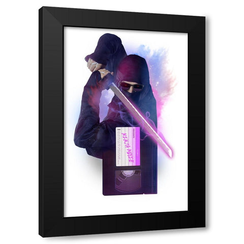 My Favorite Cassette Black Modern Wood Framed Art Print by Farkas, Robert