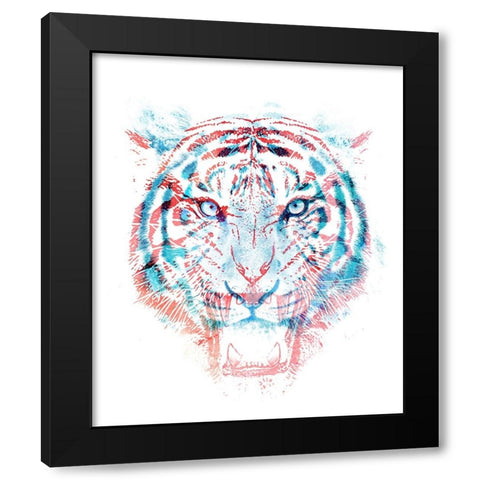 Hidden Information Black Modern Wood Framed Art Print by Farkas, Robert