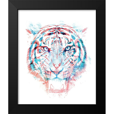 Hidden Information Black Modern Wood Framed Art Print by Farkas, Robert