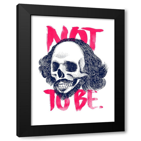 Not To Be Black Modern Wood Framed Art Print with Double Matting by Farkas, Robert