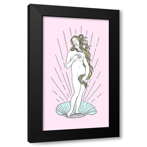 Venus Black Modern Wood Framed Art Print by Farkas, Robert