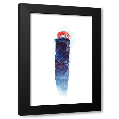 Where Do We Go Now Black Modern Wood Framed Art Print with Double Matting by Farkas, Robert