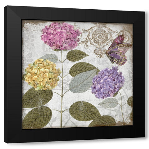 Victorian Romance II Black Modern Wood Framed Art Print by Sasha