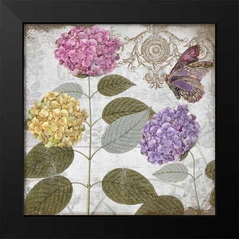 Victorian Romance II Black Modern Wood Framed Art Print by Sasha