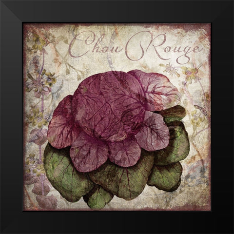 Legumes Francais IV Black Modern Wood Framed Art Print by Sasha