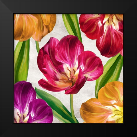 Open Arms III Black Modern Wood Framed Art Print by Sasha