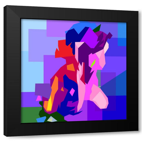 Nude 2 Black Modern Wood Framed Art Print with Double Matting by Pansanit, Surapol