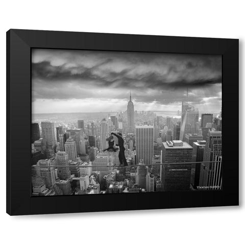 Fearless Passion Black Modern Wood Framed Art Print by Barbey, Thomas