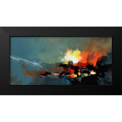 Explorations I Black Modern Wood Framed Art Print by Leung, Thomas