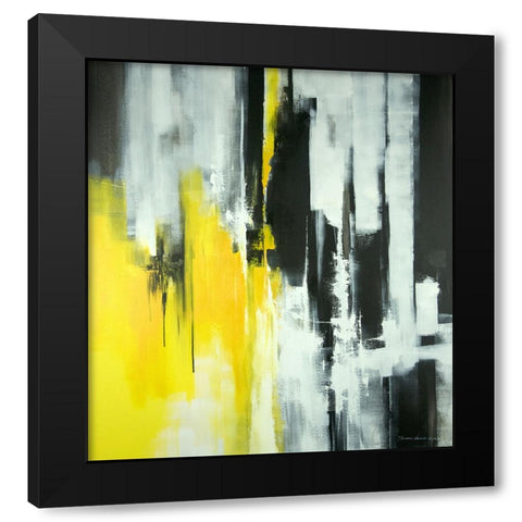 Life Black Modern Wood Framed Art Print with Double Matting by Leung, Thomas
