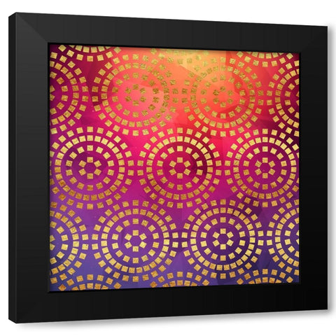Summer Heat Black Modern Wood Framed Art Print with Double Matting by Lavoie, Tina