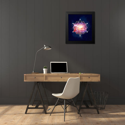 Galaxy Two Black Modern Wood Framed Art Print by Lavoie, Tina