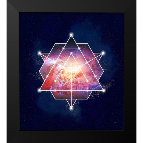 Galaxy Two Black Modern Wood Framed Art Print by Lavoie, Tina