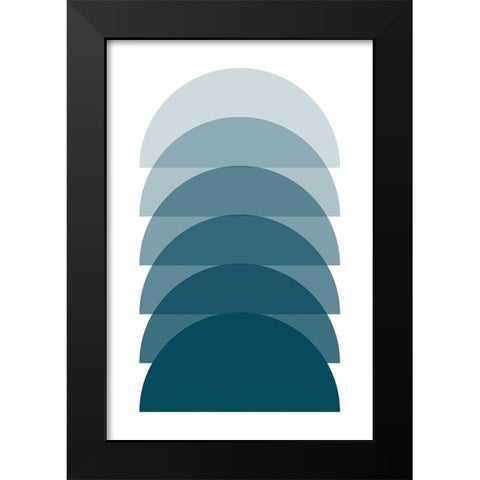 Sunset II Black Modern Wood Framed Art Print by Lavoie, Tina