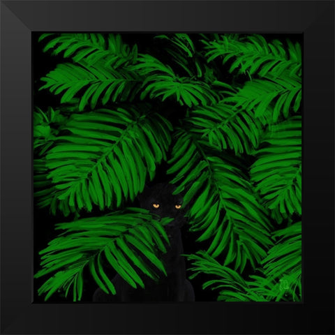 Sentinel Black Modern Wood Framed Art Print by Lavoie, Tina