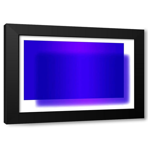 Cobalt Black Modern Wood Framed Art Print with Double Matting by Lavoie, Tina