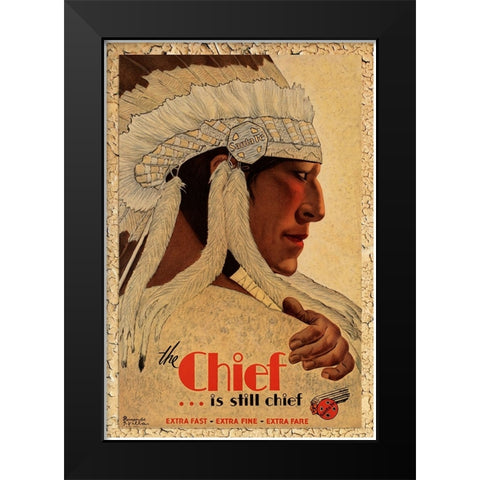 Travel 0278 Black Modern Wood Framed Art Print by Vintage Lavoie