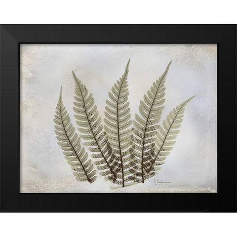 Fern Black Modern Wood Framed Art Print by Koetsier, Albert