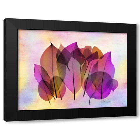 Retroluxed Compostion 2 Black Modern Wood Framed Art Print with Double Matting by Koetsier, Albert