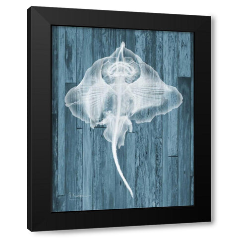 Skate Wood Black Modern Wood Framed Art Print with Double Matting by Koetsier, Albert
