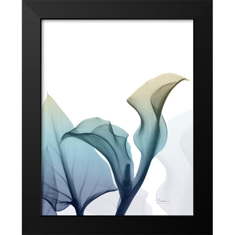 Ombre Expression 10 Black Modern Wood Framed Art Print by Koetsier, Albert