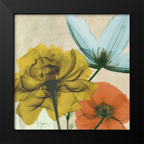 New Avalon IV Black Modern Wood Framed Art Print by Koetsier, Albert