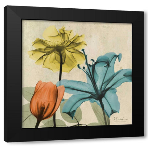 New Avalon VI Black Modern Wood Framed Art Print by Koetsier, Albert
