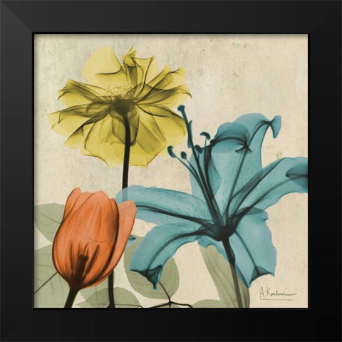 New Avalon VI Black Modern Wood Framed Art Print by Koetsier, Albert