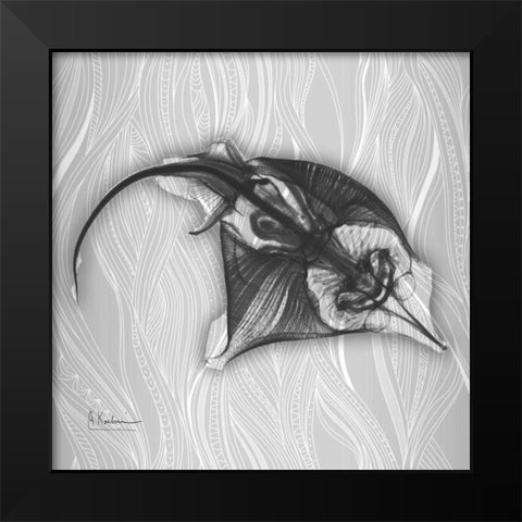Skate Vision 1 Black Modern Wood Framed Art Print by Koetsier, Albert