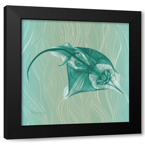 Skate 85 Black Modern Wood Framed Art Print with Double Matting by Koetsier, Albert
