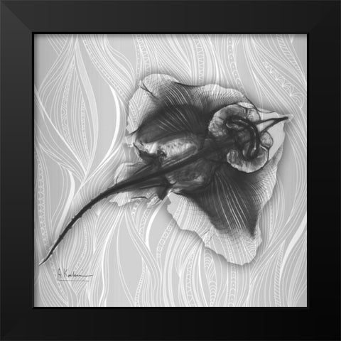 Skate Vision 2 Black Modern Wood Framed Art Print by Koetsier, Albert