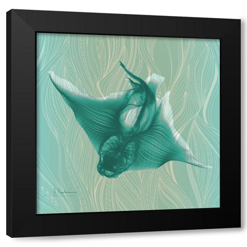 Skate 87 Black Modern Wood Framed Art Print with Double Matting by Koetsier, Albert