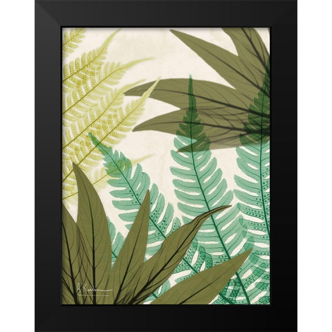 Mesozoic Travels 2 Black Modern Wood Framed Art Print by Koetsier, Albert