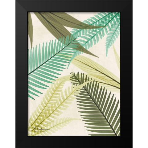 Mesozoic Travels 3 Black Modern Wood Framed Art Print by Koetsier, Albert